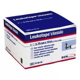LEUKOTAPE Klasikinis 3,75 cmx10 m žalias, 1 vnt