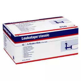 LEUKOTAPE Klasikinis 3,75 cmx10 m mėlynas, 12 vnt