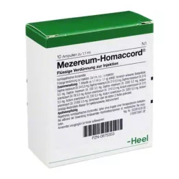 MEZEREUM HOMACCORD Ampulės, 10 vnt