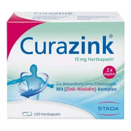 CURAZINK Kietos kapsulės, 100 vnt