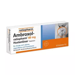 AMBROXOL-ratiopharm 60 mg atsikosėjimą skatinančios tabletės, 20 vnt