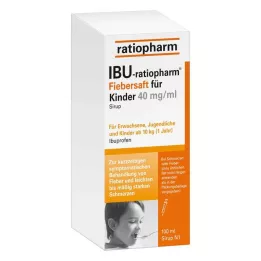 IBU-RATIOPHARM Karščiavimo sirupas vaikams 40 mg/ml, 100 ml