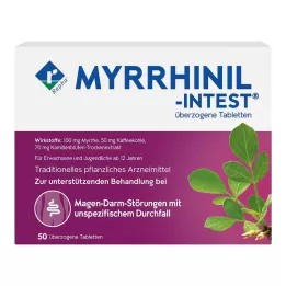 MYRRHINIL INTEST dengtos tabletės, 50 vnt