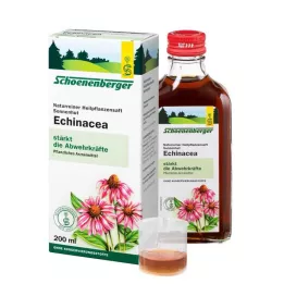 ECHINACEA SAFT Schoenenberger vaistinių augalų sultys, 3X200 ml