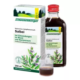 SALBEI SAFT Schoenenberger vaistinių augalų sultys, 200 ml