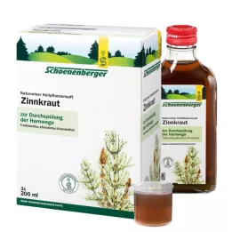 ZINNKRAUT SAFT Schoenenberger vaistinių augalų sultys, 3X200 ml
