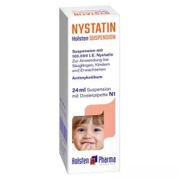 NYSTATIN Holsten suspensija, 24 ml