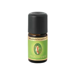 MUSKATELLERSALBEIÖL eterinis aliejus ekologiškas, 5 ml