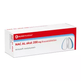 NAC AL akut 200 mg šnypščiosios tabletės, 20 vnt