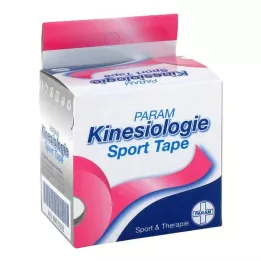 KINESIOLOGIE Sport Tape 5 cmx5 m rožinė, 1 vnt