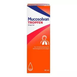 MUCOSOLVAN Lašai 30 mg/2 ml, 50 ml