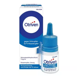 OTRIVEN 0,1% nosies lašai suaugusiems ir moksleiviams, 10 ml