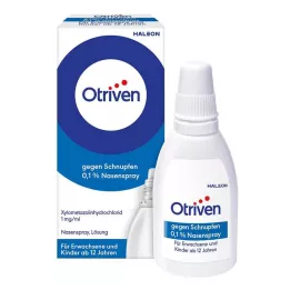 OTRIVEN 0,1% nosies purškalas suaugusiems ir moksleiviams, 10 ml