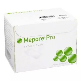 MEPORE Pro sterilus tinkas 6x7 cm, 60 vnt