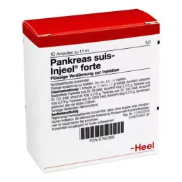 PANKREAS SUIS Injeel forte ampulės, 10 vnt