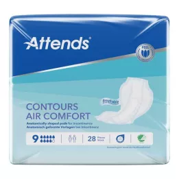 ATTENDS Contours Air Comfort 9, 28 vnt