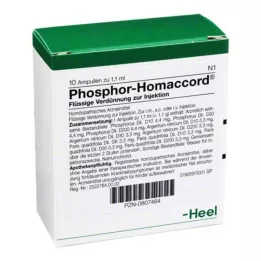 PHOSPHOR HOMACCORD Ampulės, 10 vnt