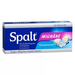 SPALT Migrenos minkštos kapsulės, 20 vnt