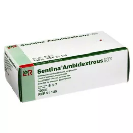 SENTINA Ambidextrous Unters.Hands.free milteliai S dydis, 100 vnt