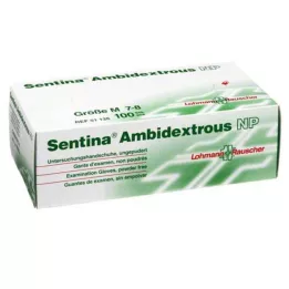 SENTINA Ambidextrous Unters.Hands.free milteliai M dydis, 100 vnt