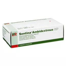 SENTINA Ambidextrous Unters.Hands.free milteliai, dydis L, 100 vnt