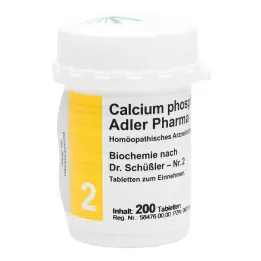 BIOCHEMIE Adler 2 Calcium phosphoricum D 6 tabletės, 200 vnt