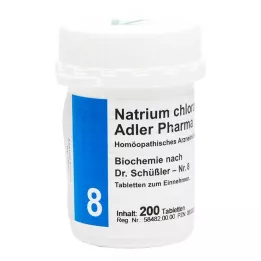 BIOCHEMIE Adler 8 sodium chloratum D 6 tabletės, 200 vnt