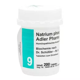 BIOCHEMIE Adler 9 Natrum phosphoricum D 6 tabletės, 200 vnt