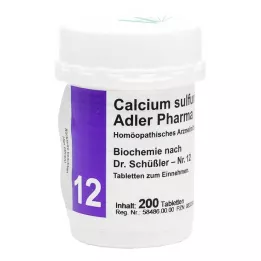 BIOCHEMIE Adler 12 Calcium sulfuricum D 6 tabletės, 200 vnt