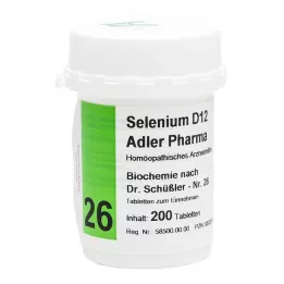 BIOCHEMIE Adler 26 Selenium D 12 tabletės, 200 vnt