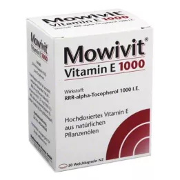 MOWIVIT Vitaminas E 1000 kapsulių, 50 vnt