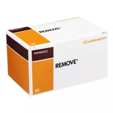 REMOVE pašalina klijų likučius nuo odos servetėlių, 50 vnt REMOVE pašalina klijų likučius nuo odos servetėlių, 50 vnt