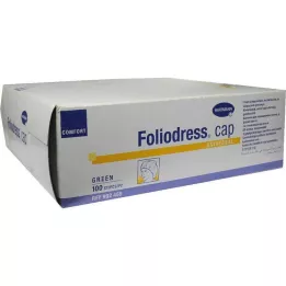 FOLIODRESS Cap Comfort Universal žalia OP-Dangteliai, 100 vnt