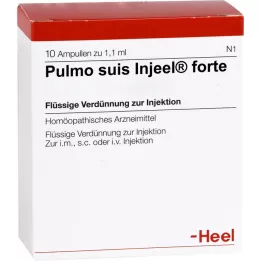 PULMO SUIS Injeel forte ampulės, 10 vnt