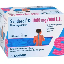 SANDOCAL D 1000/880 granulės, 50 vnt