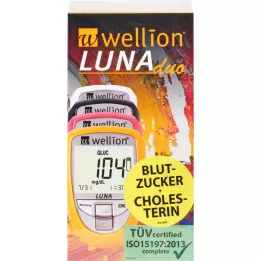 WELLION LUNAduo BZ-Matavimo rinkinys mg/dl juodas, 1 vnt