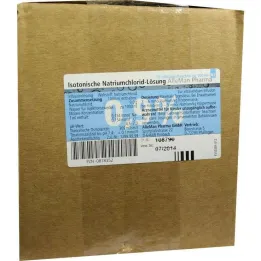 Druskos tirpalas 0,9% plastikinis butelis, 10X100 ml