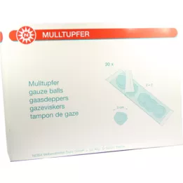 MULLTUPFER slyvos dydis 2+3 sterilus rinkinys, 30 vnt