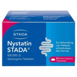 NYSTATIN STADA 500 000 TV dengtos tabletės, 50 vnt