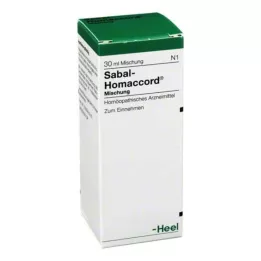 SABAL HOMACCORD Lašai, 30 ml
