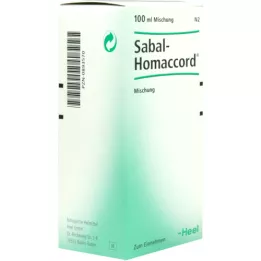 SABAL HOMACCORD Lašai, 100 ml