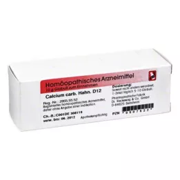 CALCIUM CARBONICUM Hahnemanni D 12 rutuliukų, 10 g