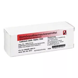 CALCIUM CARBONICUM Hahnemanni D 30 rutuliukų, 10 g