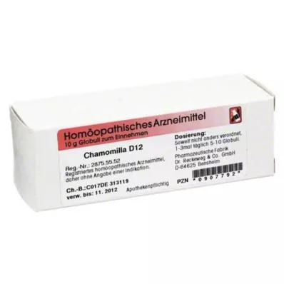 CHAMOMILLA D 12 rutuliukų, 10 g