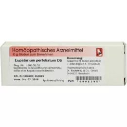 EUPATORIUM PERFOLIATUM D 6 rutuliukai, 10 g