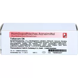 TABACUM D 6 rutuliukai, 10 g