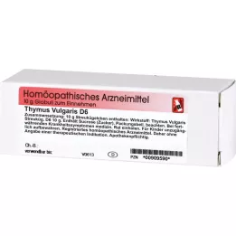 THYMUS VULGARIS D 6 rutuliukai, 10 g
