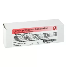 THYMUS VULGARIS D 12 rutuliukų, 10 g