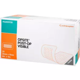 OPSITE Stulpelis-OP Matomas 10x20 cm tvarstis, 20 vnt