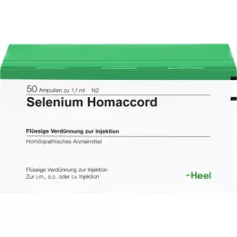SELENIUM HOMACCORD Ampulės, 50 vnt